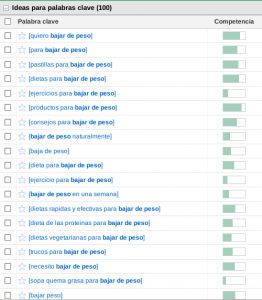 Palabras Clave en Google Adwords